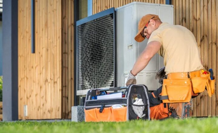 Home for a New AC Installation